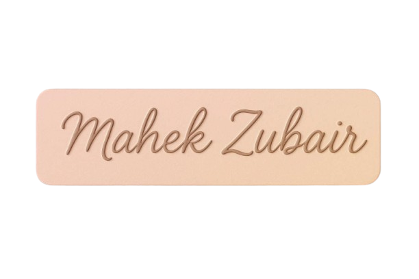 Mahek Zubair Logo